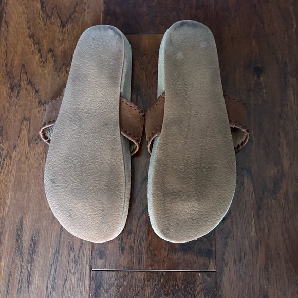 Jack Rogers Brown Leather Comfort Jacks Sandal – Size 6 - Picture 6 of 8